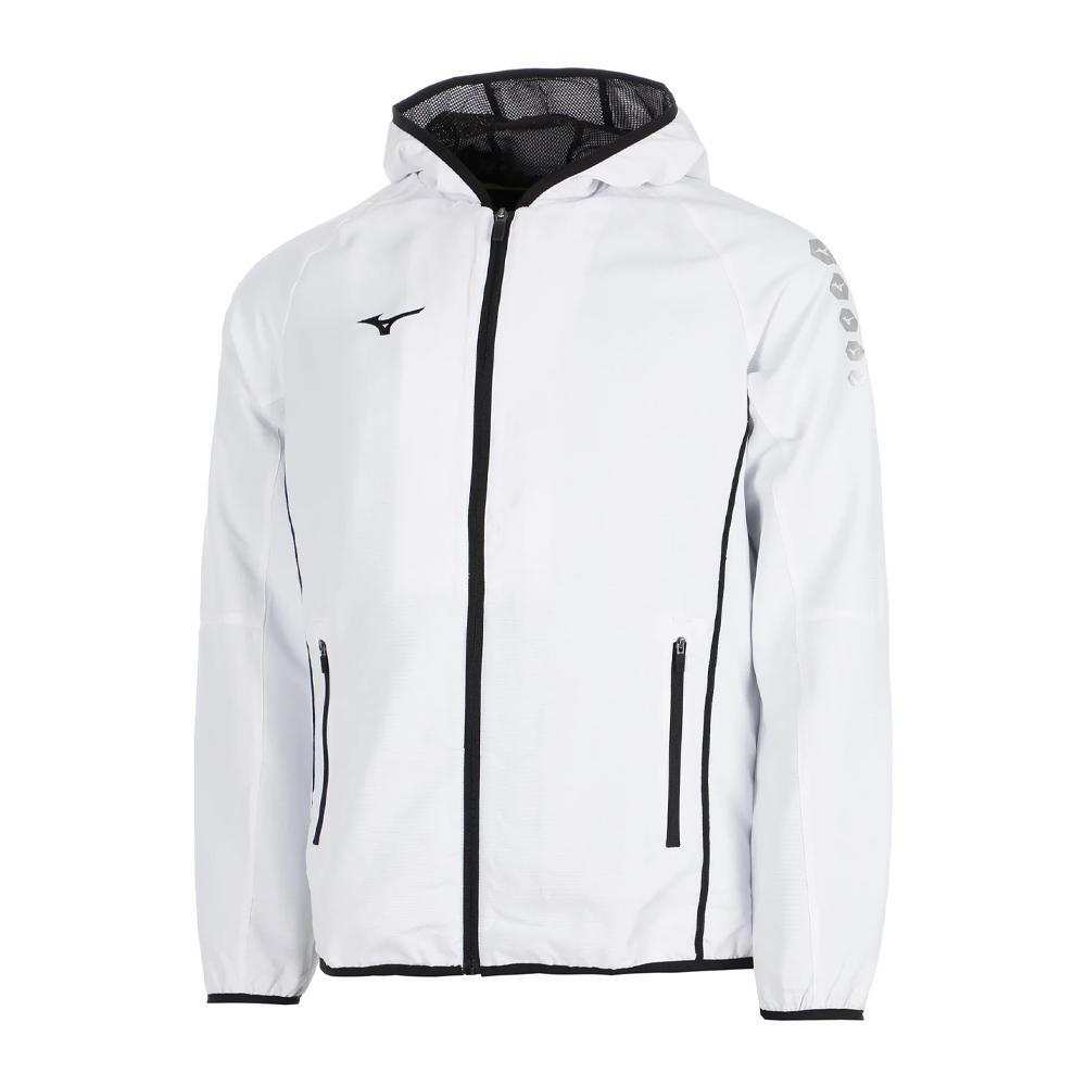 Mizuno Nagasaki Men's White Running Jacket