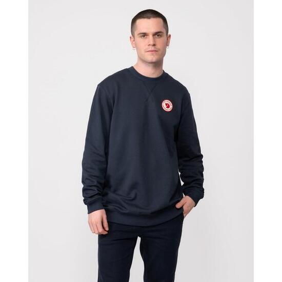 Sudadera Azul Fjällräven 1960 Logo Badge Sweater M Sin Capucha Dark Navy Regul