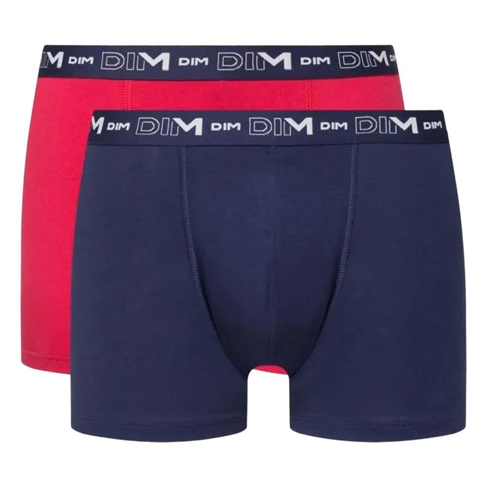 Dim Boxer Uomo, Confezione da 2, Blu Navy/Rosso, D6596 1/6