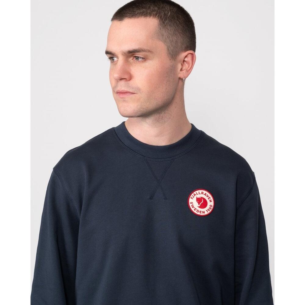 Bluza bawełniana męska Fjallraven 1960 Logo Badge Sweater M 4/6