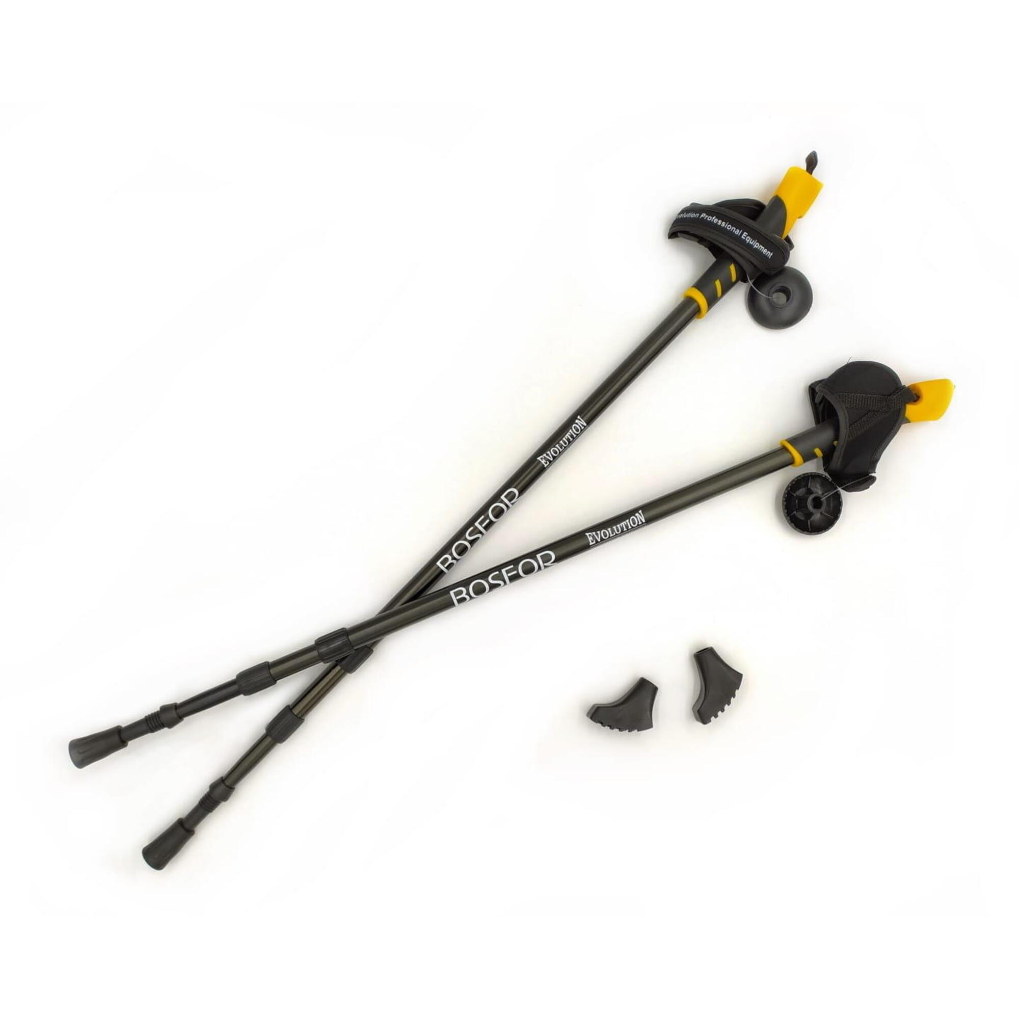 Kije nordic walking Evolution Professional Equipment Bosfor 3-sekcyjne 4/5