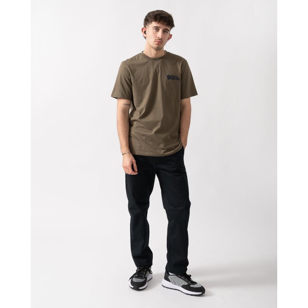 Camiseta Verde Fjallraven Swedish Forest T-Shirt Laurel Green de Corte Regular 3/5