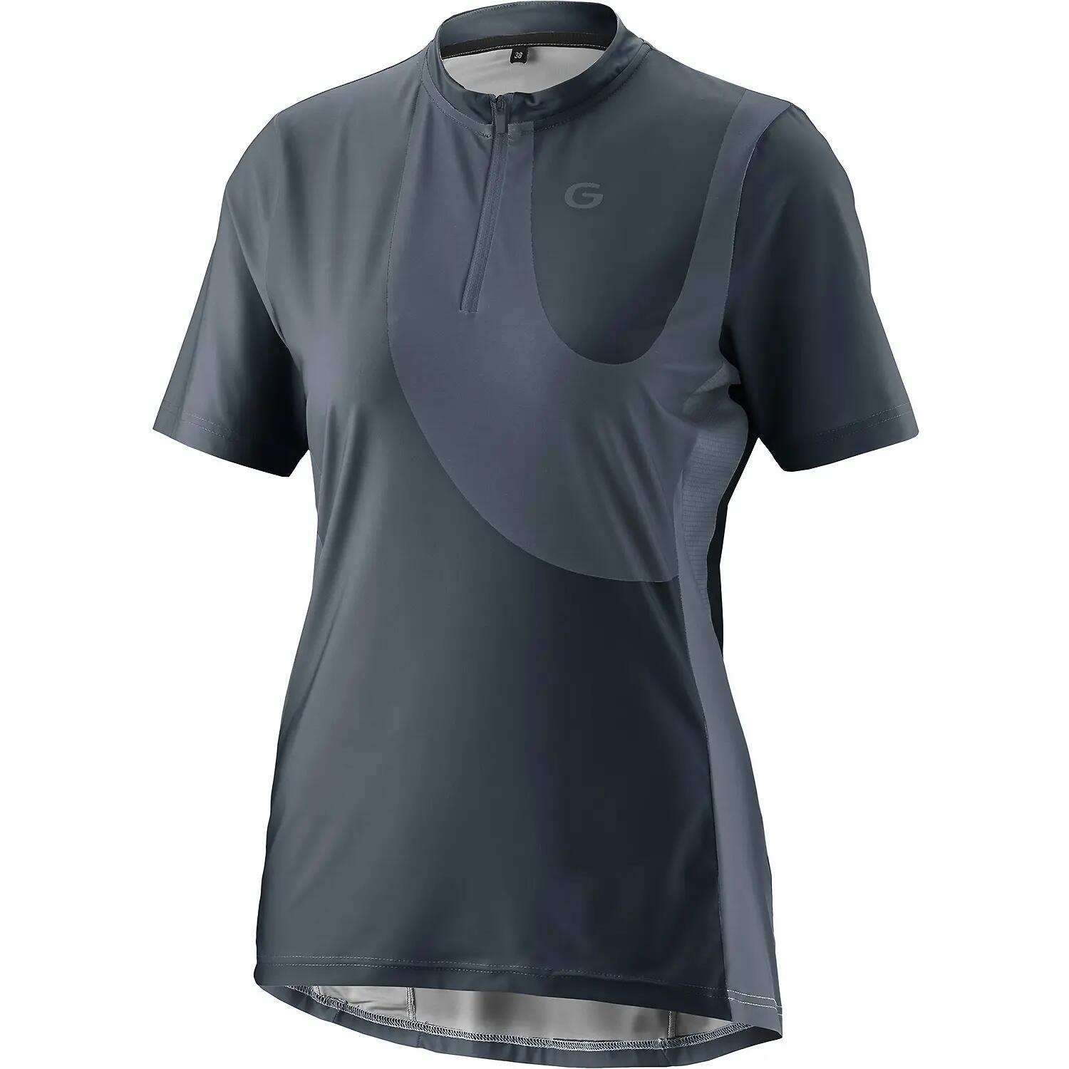 Damen T-Shirt Adventure Jersey Halfzip W 3/3