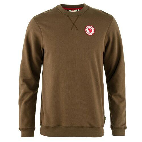 Sudadera Marrón Fjällräven 1960 Logo Badge Sweater M Sin Capucha Dark Oak Regul 3/4