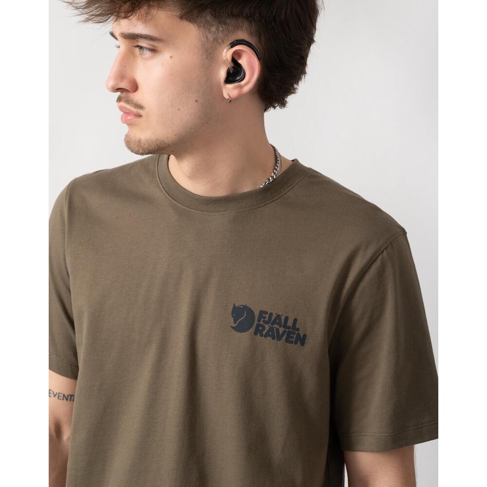 Camiseta Verde Fjallraven Swedish Forest T-Shirt Laurel Green de Corte Regular 4/5