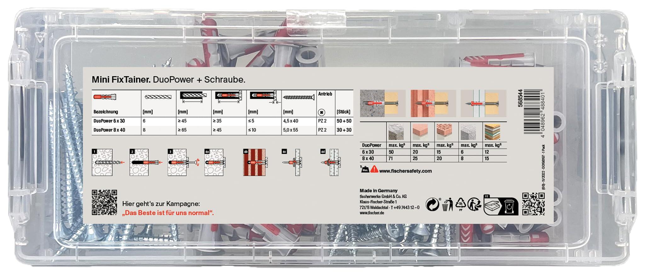 Mini FixTainer Jürgen Klopp Signature Box avec 80 chevilles DuoPower (50 pièces 5/7