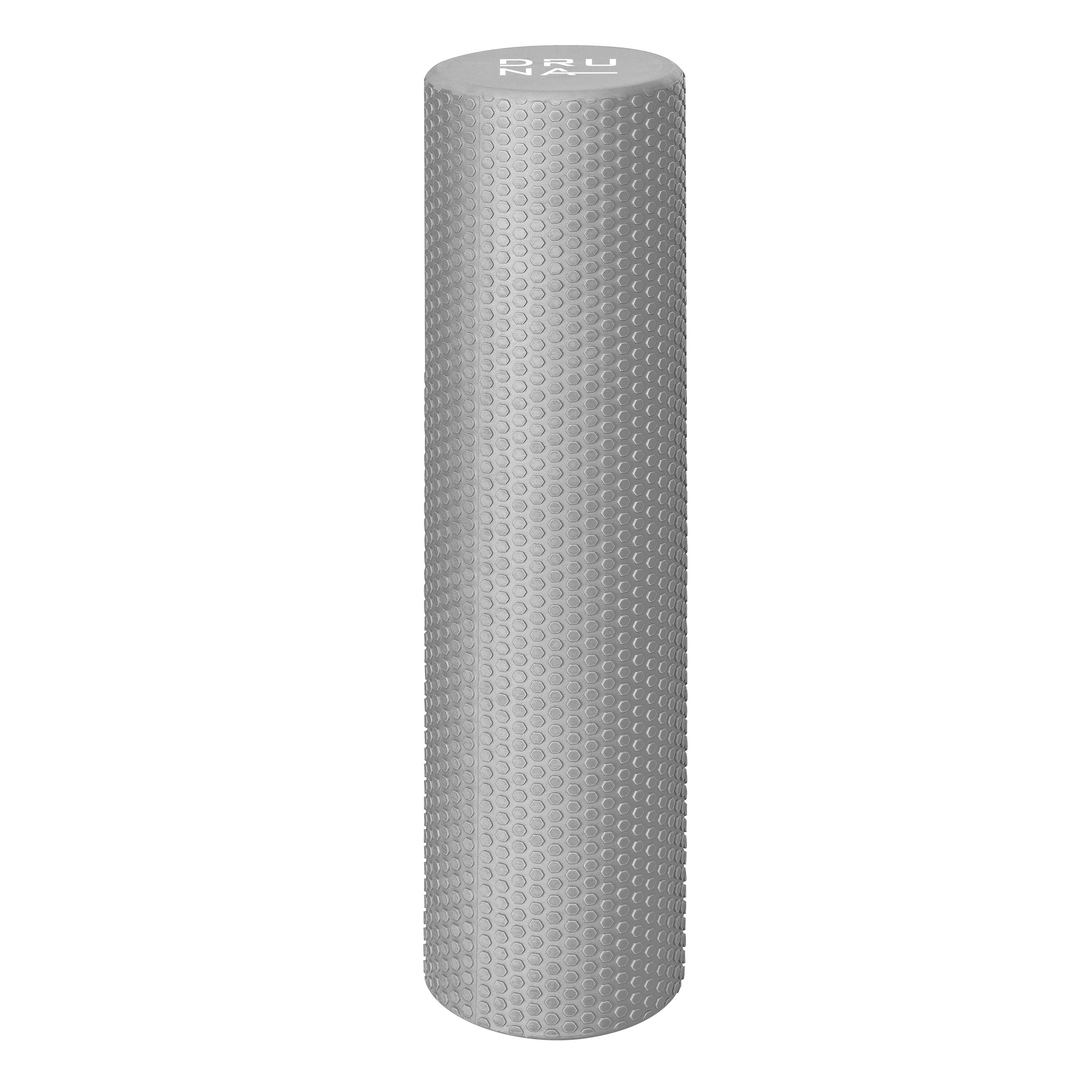 Rolo de Espuma Faom Roller Para Massagem, Yoga e Fitness INDIGO 60*15 cm Cinza 2/6