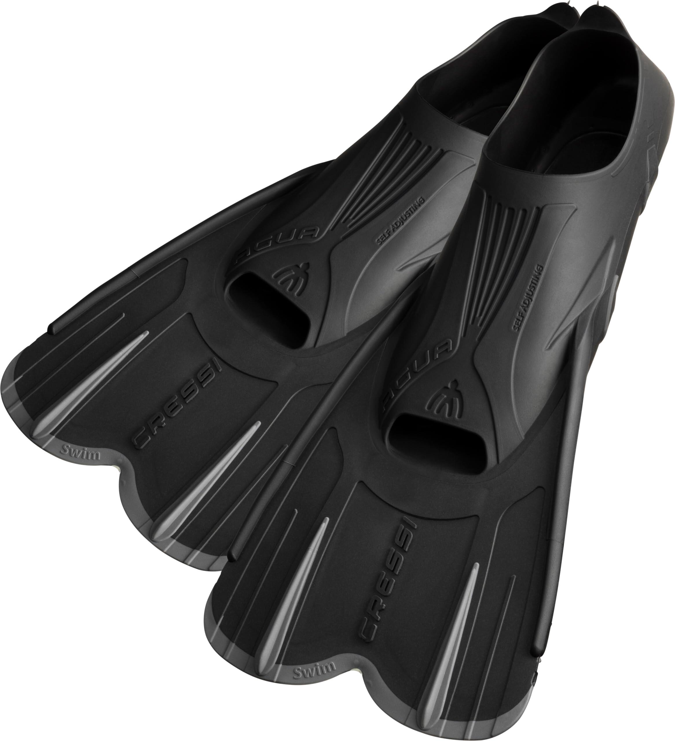 Agua Short Fins - Palmes Courtes Légères et Réactives pour la Natation et 7/7