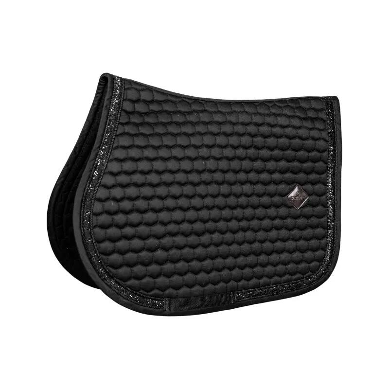 Kentucky Zadeldek Glitter Band Zwart -