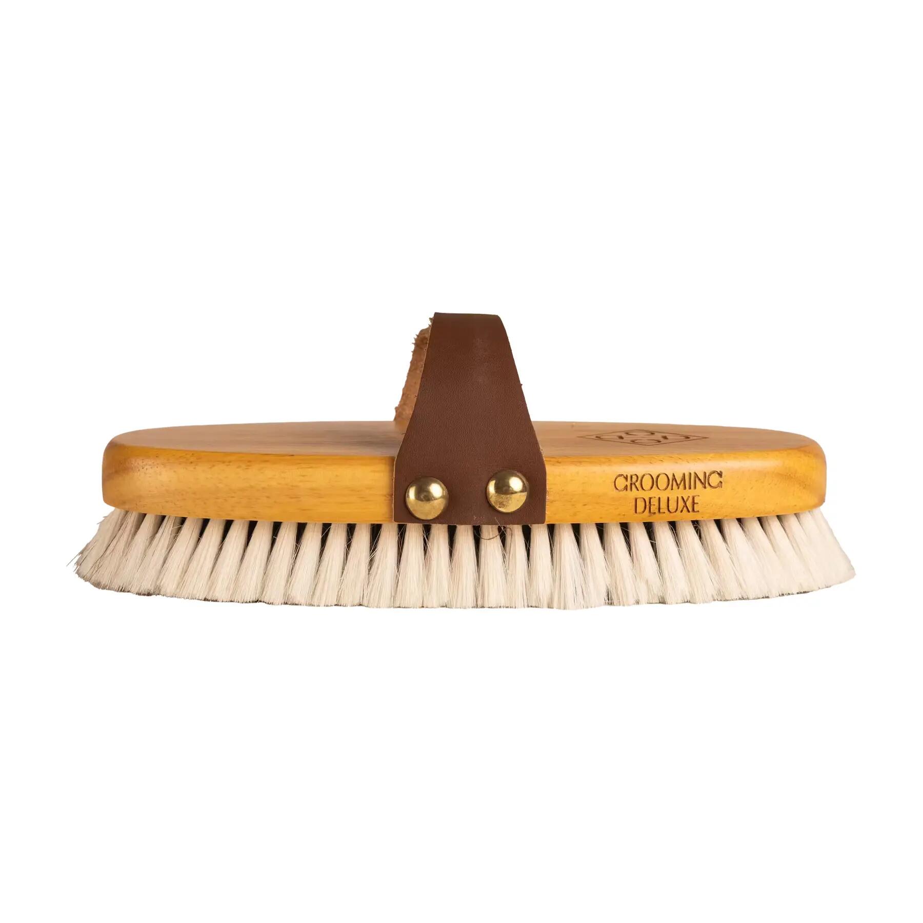 Brosse pour cheval Grooming Deluxe Shine Medium with horse & goat hair 3/3