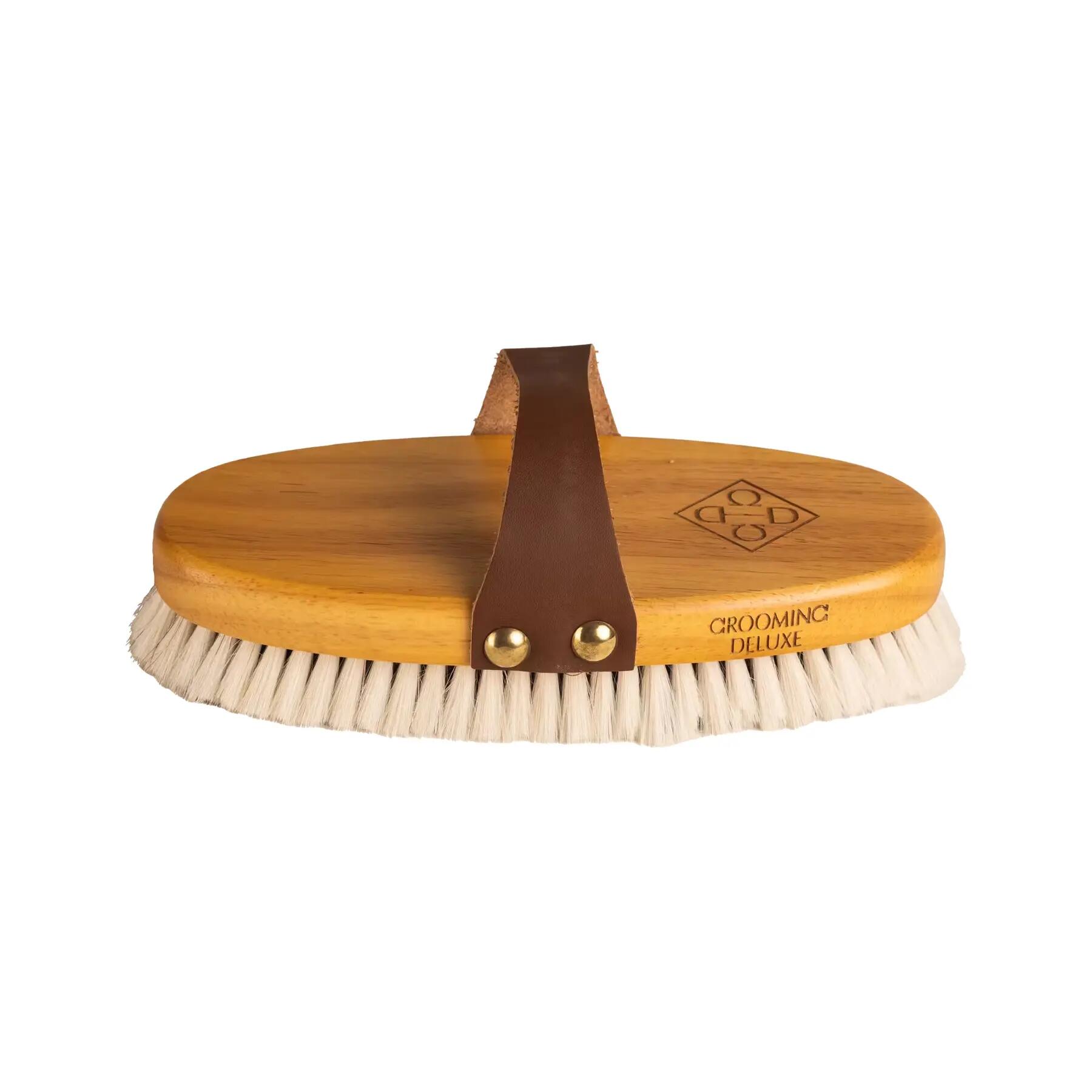 Brosse pour cheval Grooming Deluxe Shine Medium with horse & goat hair 2/3