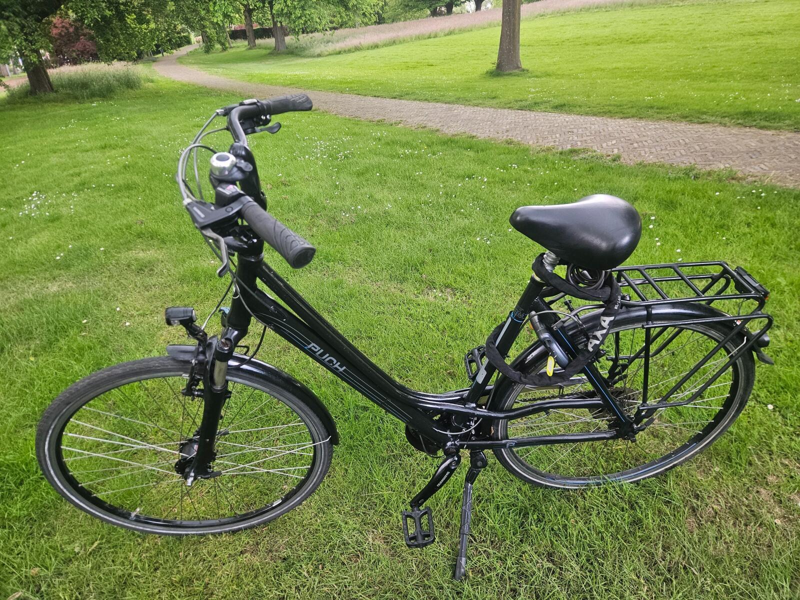 Puch Tourfiets met 5mm anti-lek banden, zwart 3/4