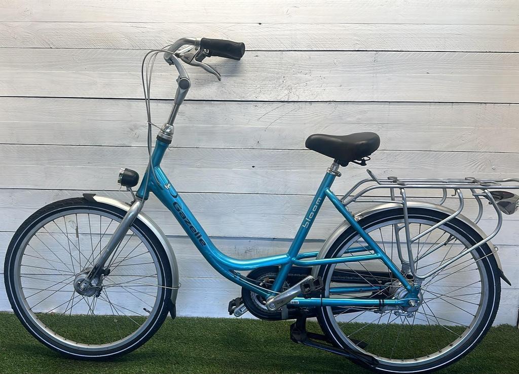 Gazelle moederfiets stadsfiets bike, blauw 3/3