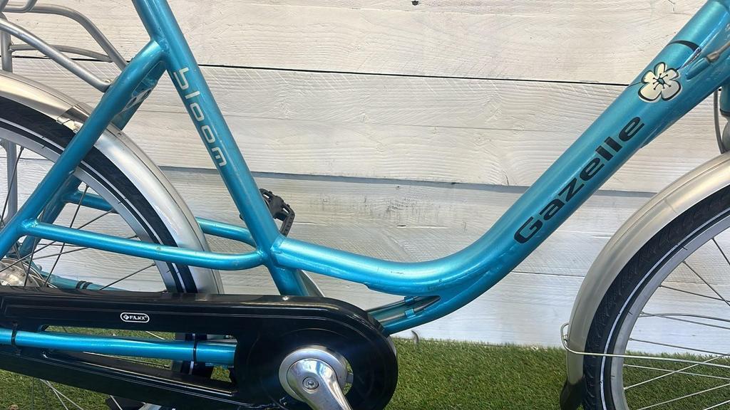 Gazelle moederfiets stadsfiets bike, blauw 2/3