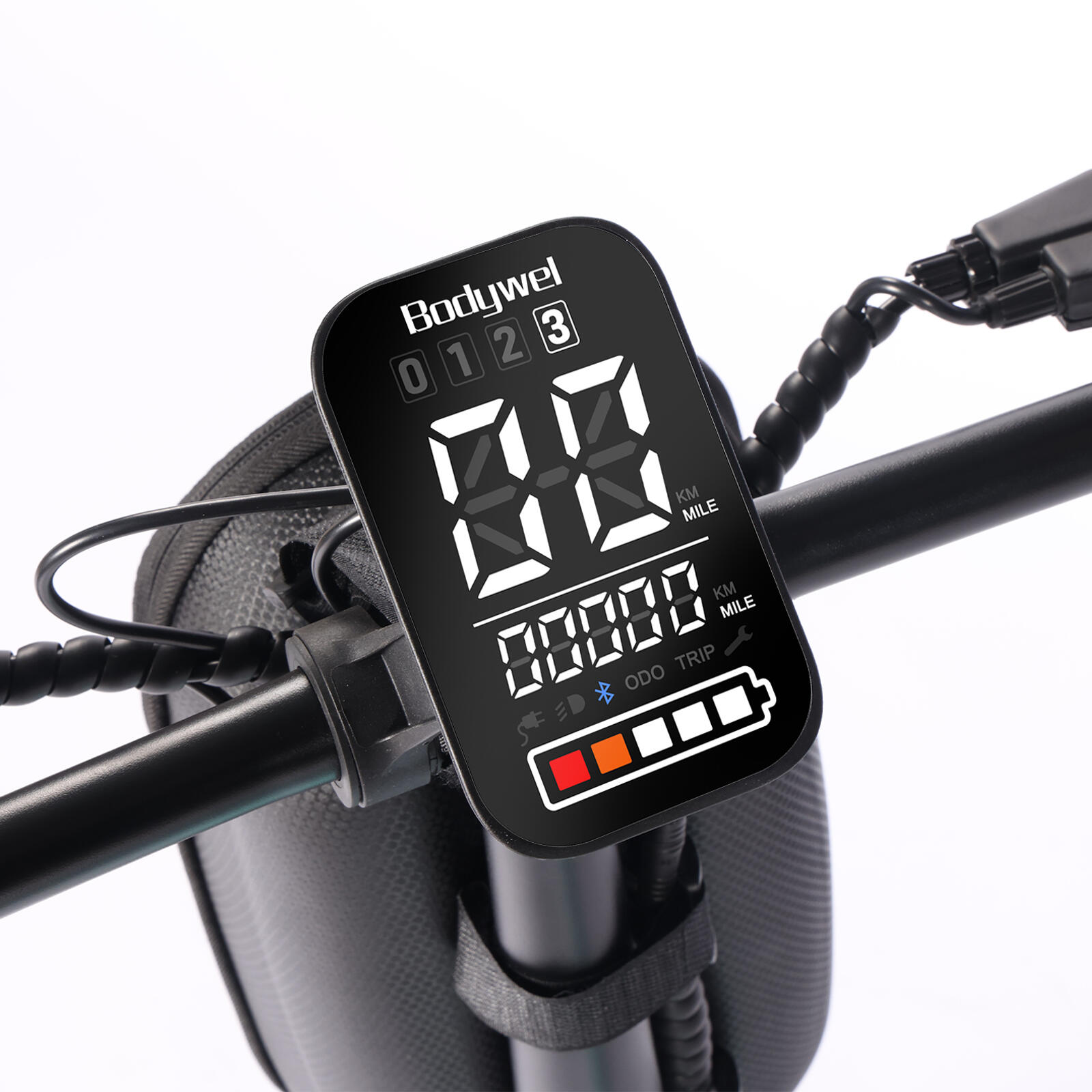 T16PRO-HJ vélo électrique urbain adulte, batterie 36V10Ah, pneus 14". 7/10
