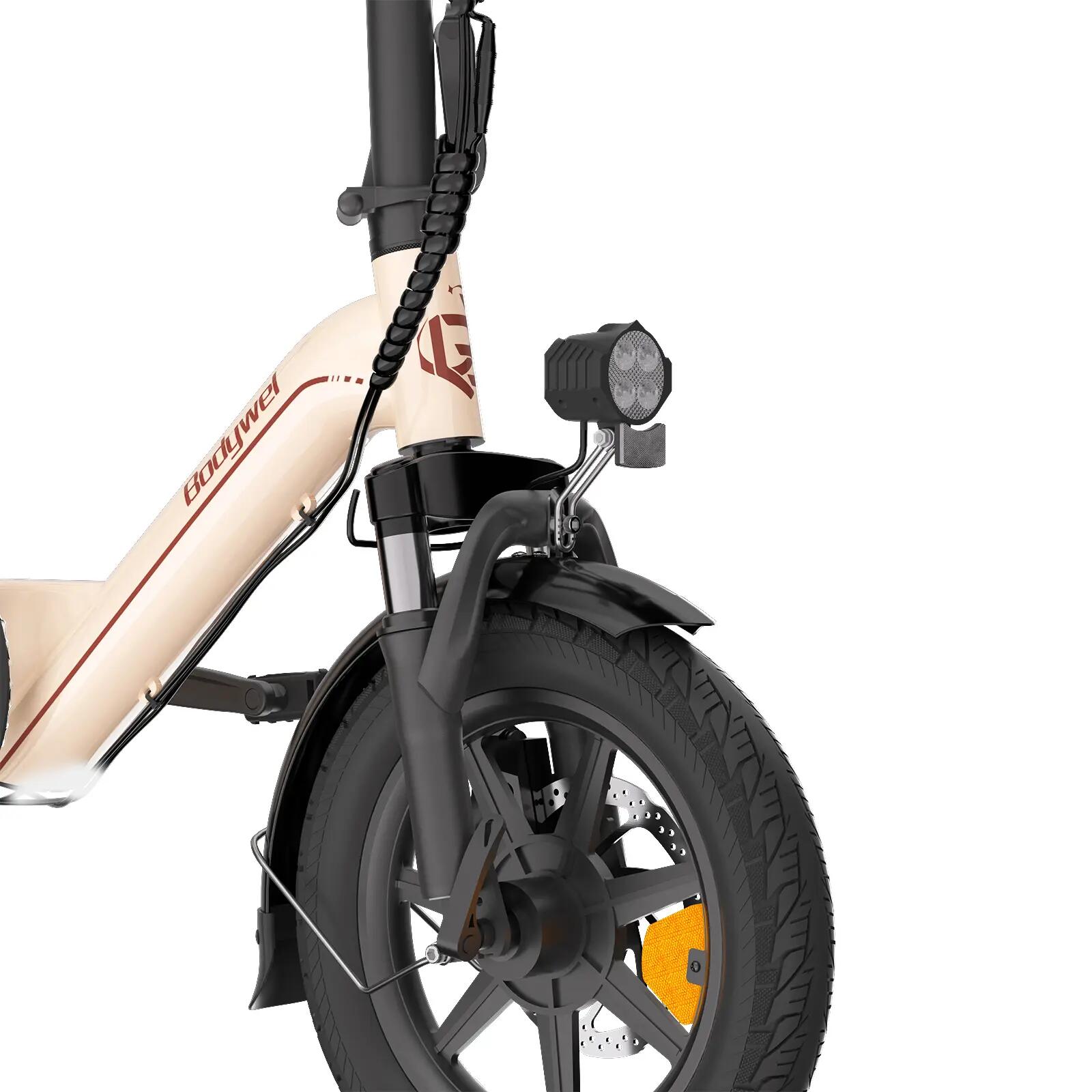 E-Bike dobrável BODYWEL T16PRO motor 250W bateria 36V 7.8Ah 5/7