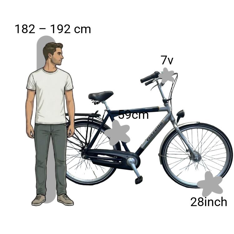Bicicleta usada Gazelle Ambiance 2/4
