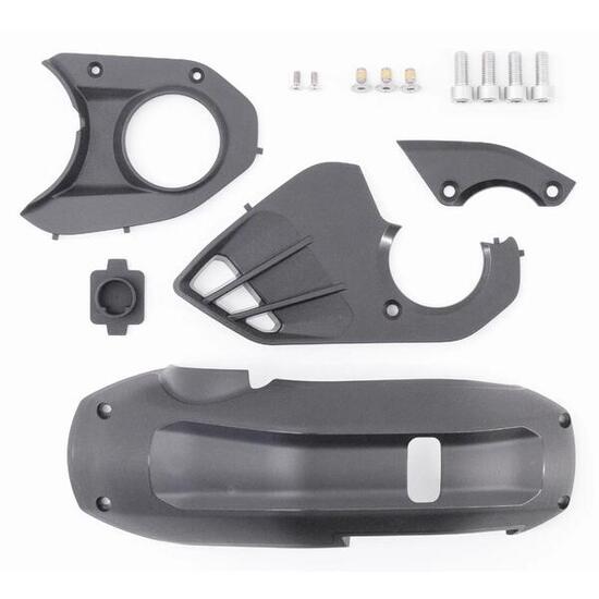 Aluminium motorbeschermingsstekkerset links rechts Haibike E-Bike
