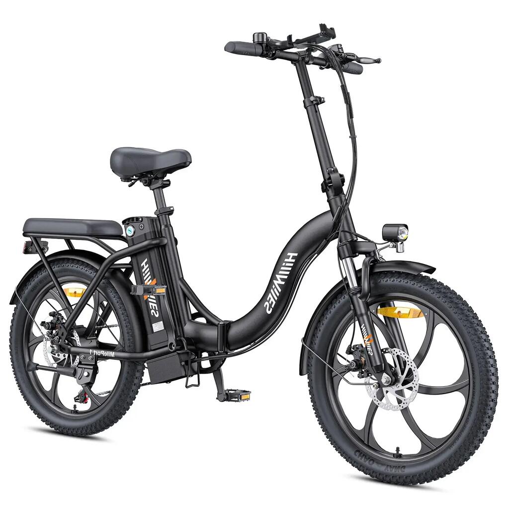 Hillmiles MilePort 1 Skladací Elektrický Bicykel, Batéria 36V13Ah,250W