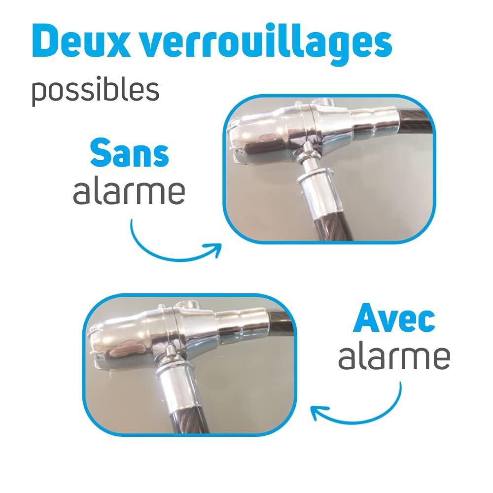 Antivol câble avec Alarme 110 DB - 80 cm AN-CA80 4/7