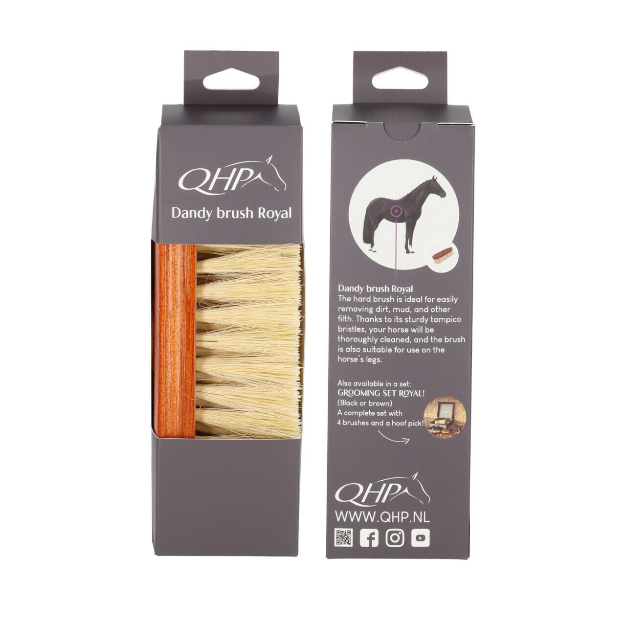 Brosse en bois QHP Royal 2/2