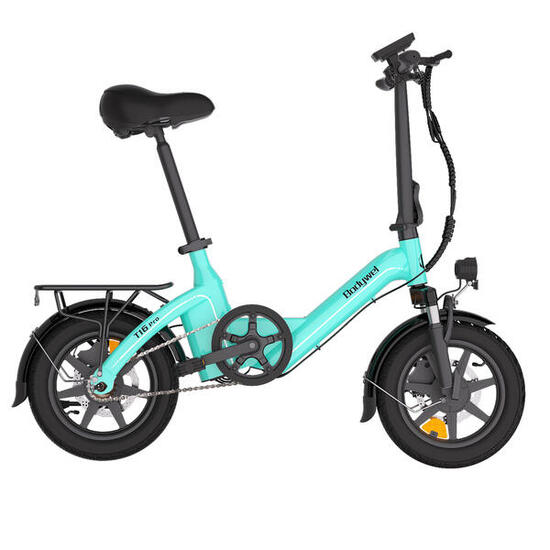 T16PRO-HJ vélo électrique urbain adulte, batterie 36V10Ah, pneus 14".