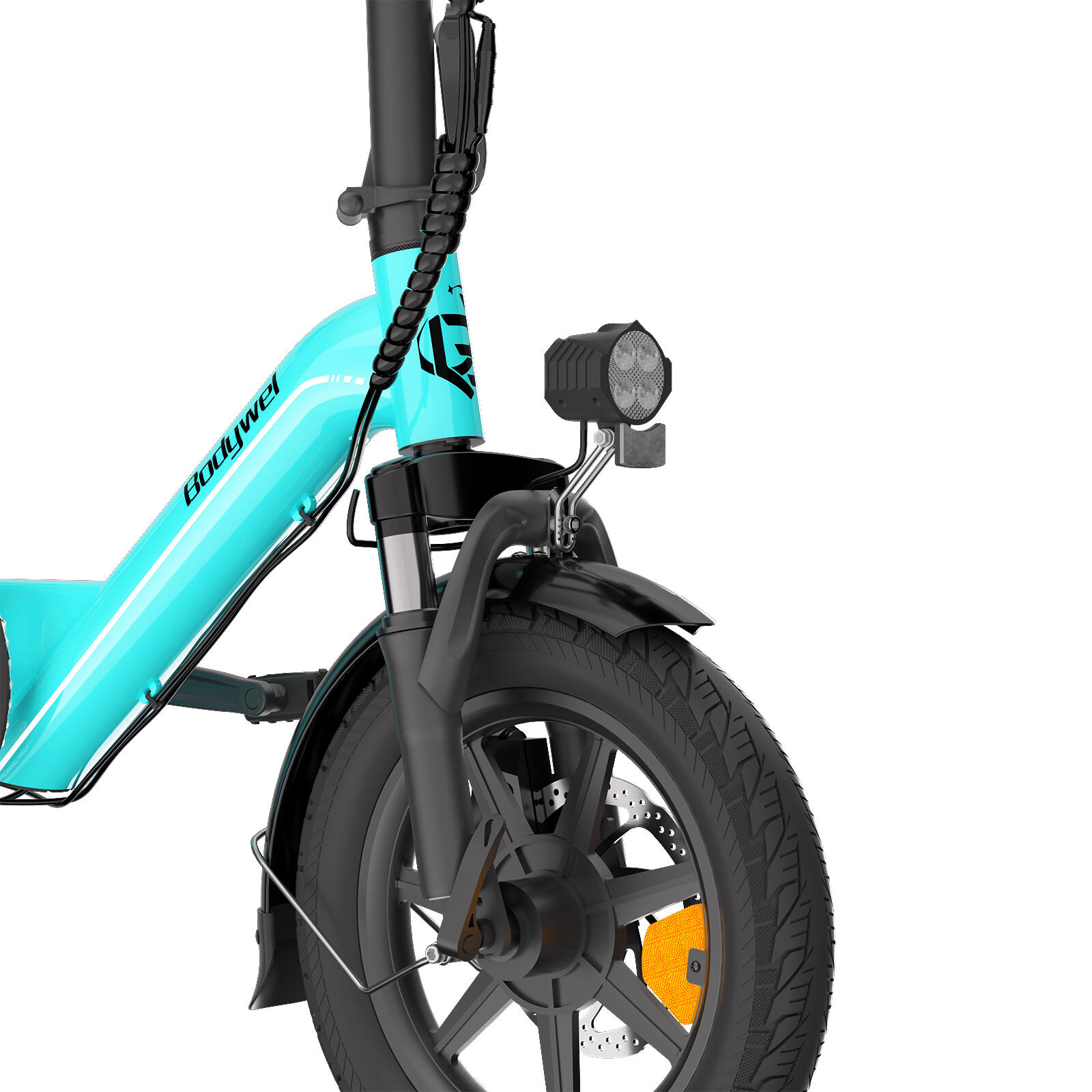 T16PRO-HJ vélo électrique urbain adulte, batterie 36V10Ah, pneus 14". 6/10