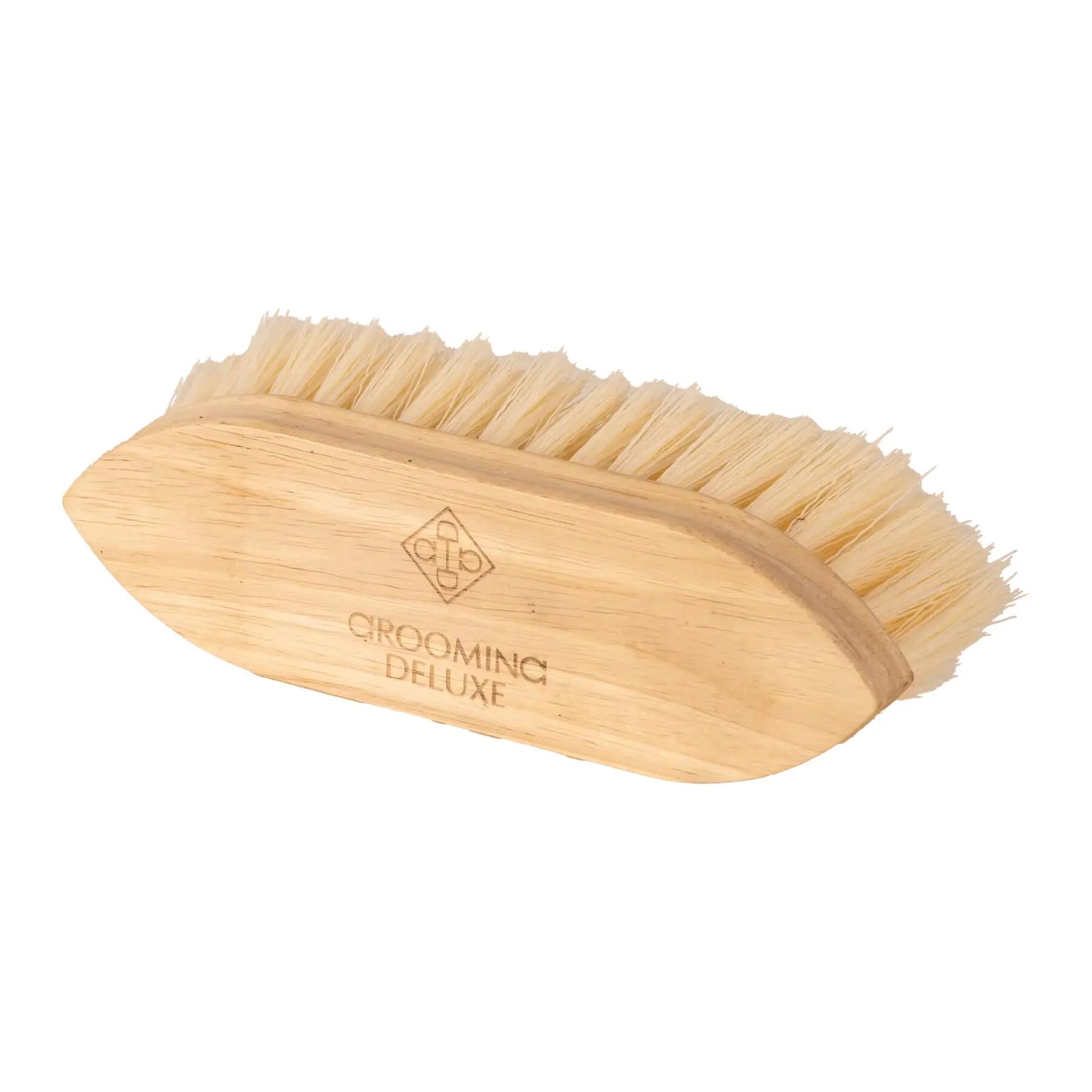 Brosse pour cheval en bois Grooming Deluxe Classic short 3/5