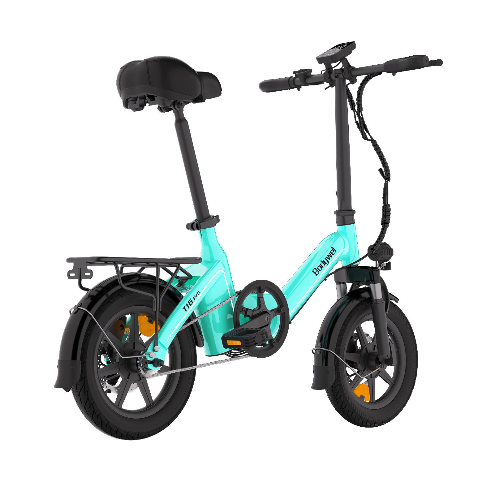 T16PRO-HJ vélo électrique urbain adulte, batterie 36V10Ah, pneus 14". 2/10