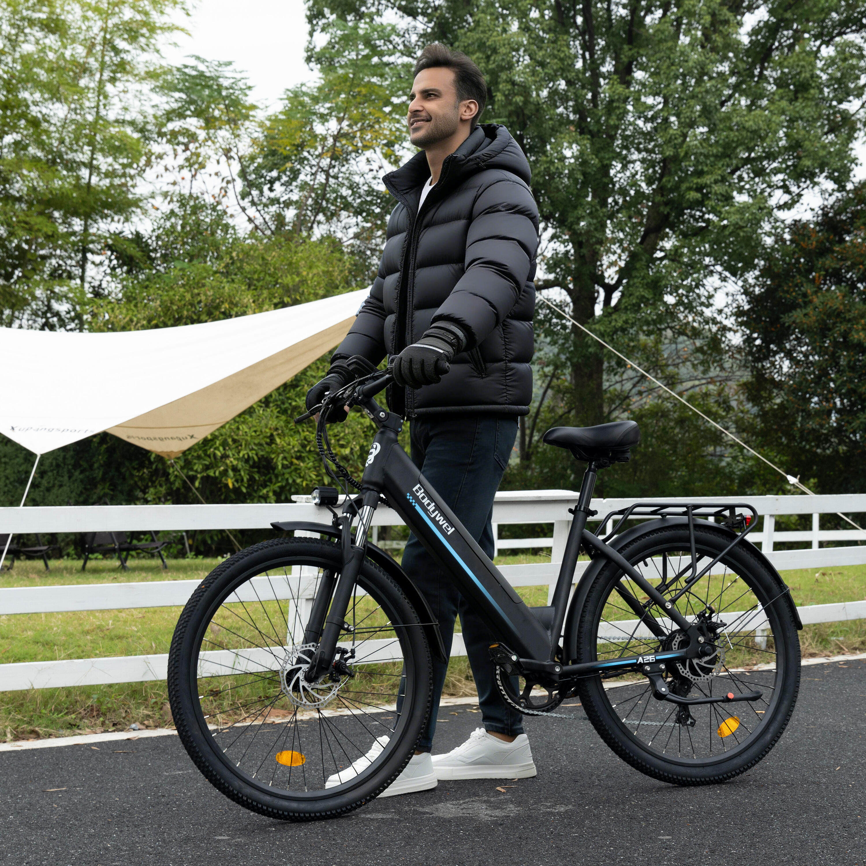 A26 vélo électrique adulte, batterie 36V13Ah, pneus 26", Shimano 7 vitesses. 8/13