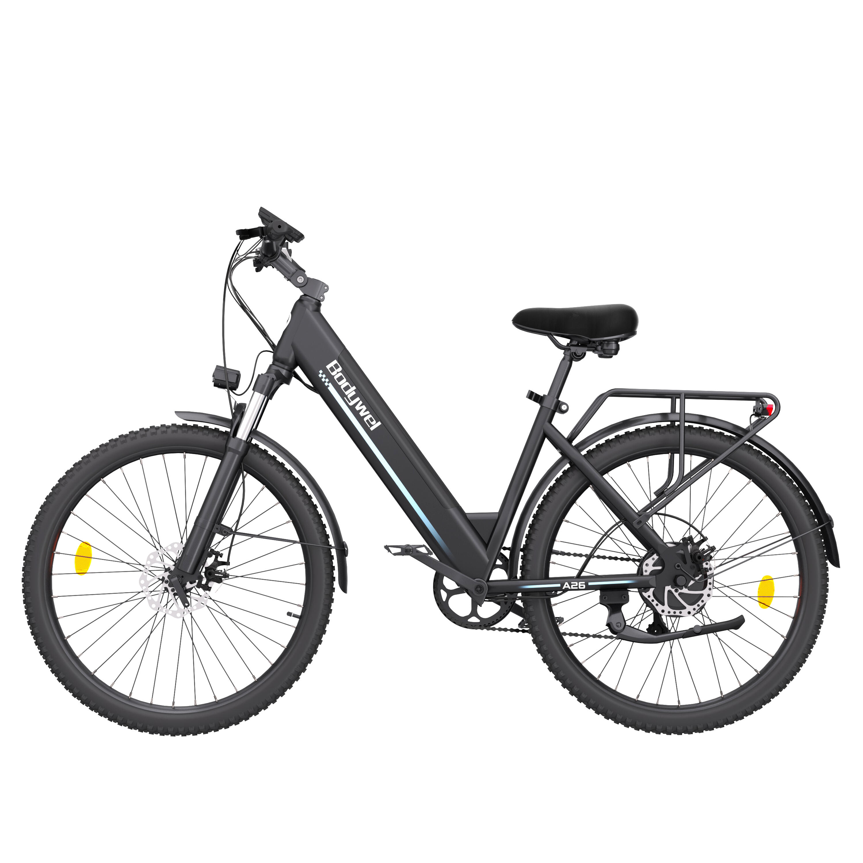 A26 vélo électrique adulte, batterie 36V13Ah, pneus 26", Shimano 7 vitesses. 5/13