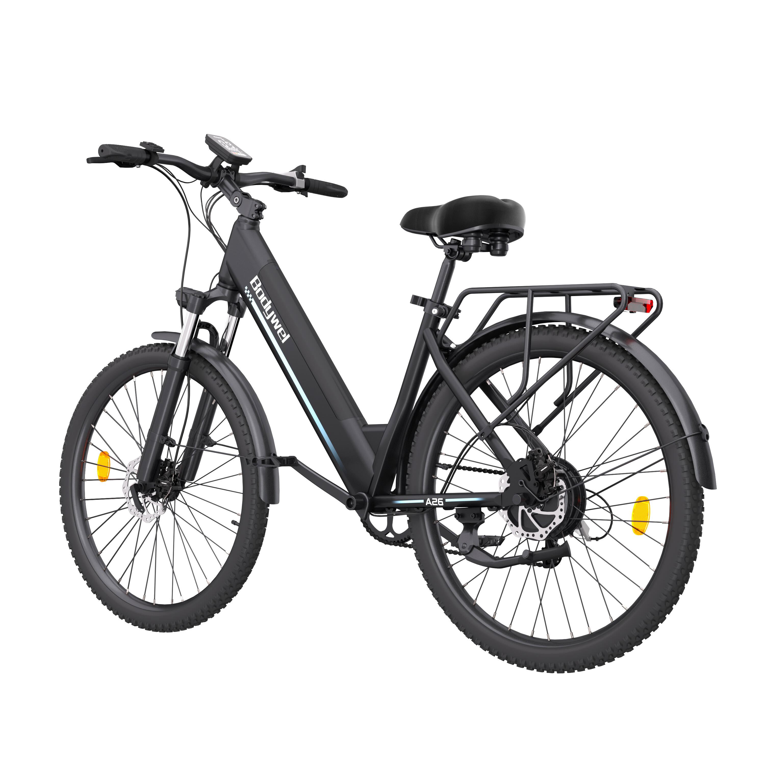 A26 vélo électrique adulte, batterie 36V13Ah, pneus 26", Shimano 7 vitesses. 3/13