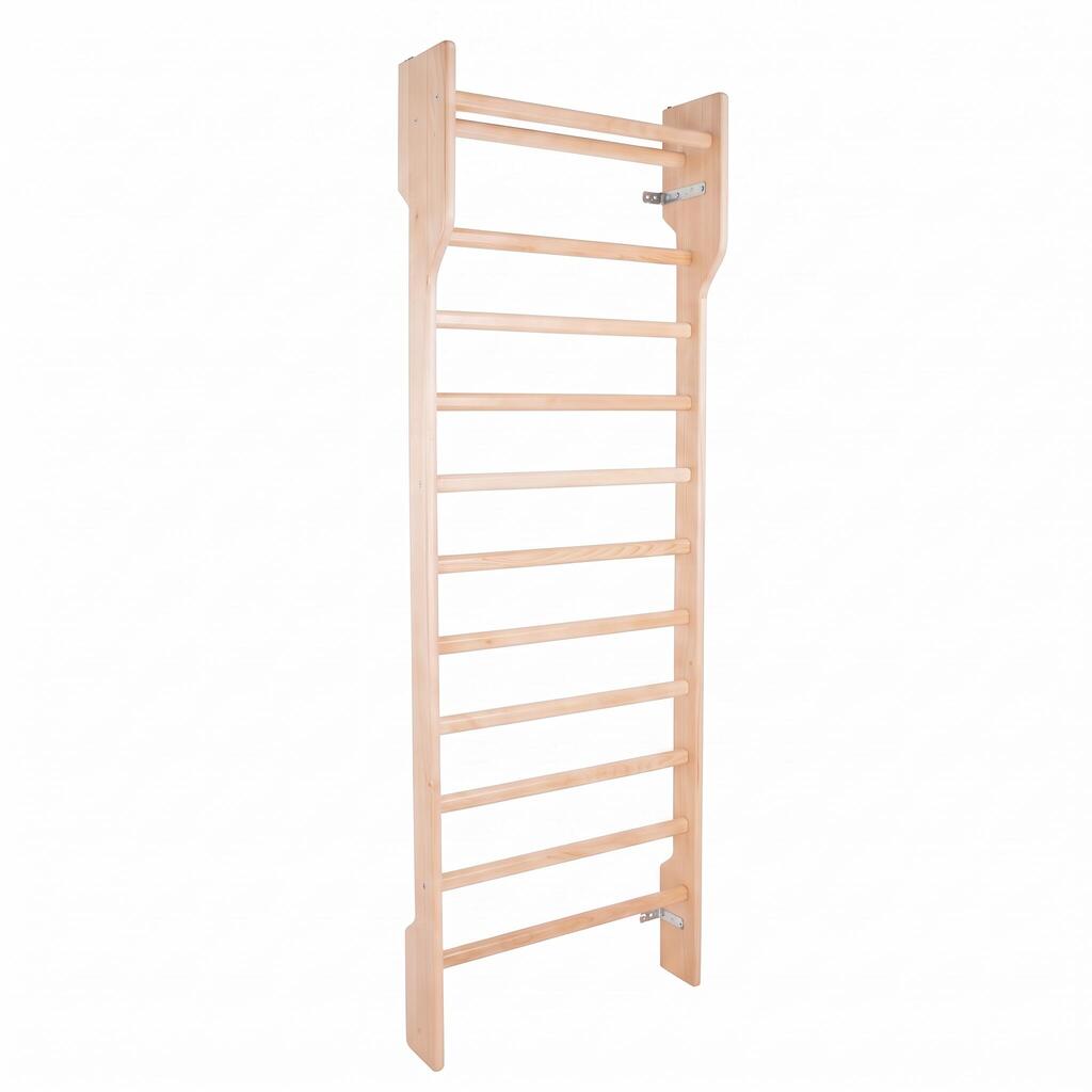 DRUNA Wooden Wall Bars with Pull-up Bar Fitness Gym Training 230x80 cm