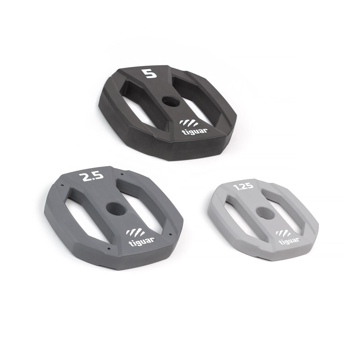 Sztanga fitness z obciążeniem Powergym tiguar 3/7