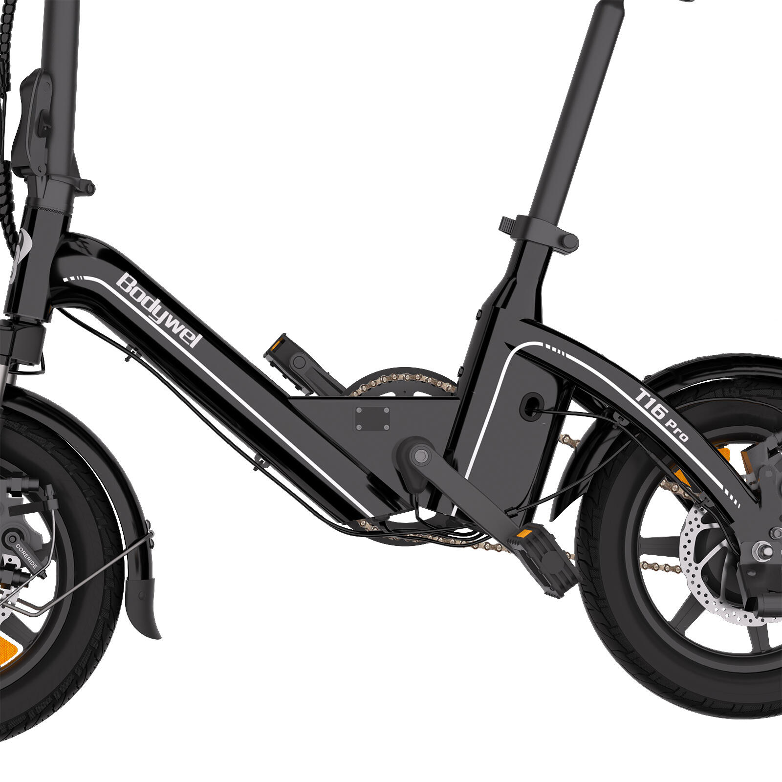Vélo électrique pliant BODYWEL T16PRO moteur 250W batterie 36V 7.8Ah 4/7