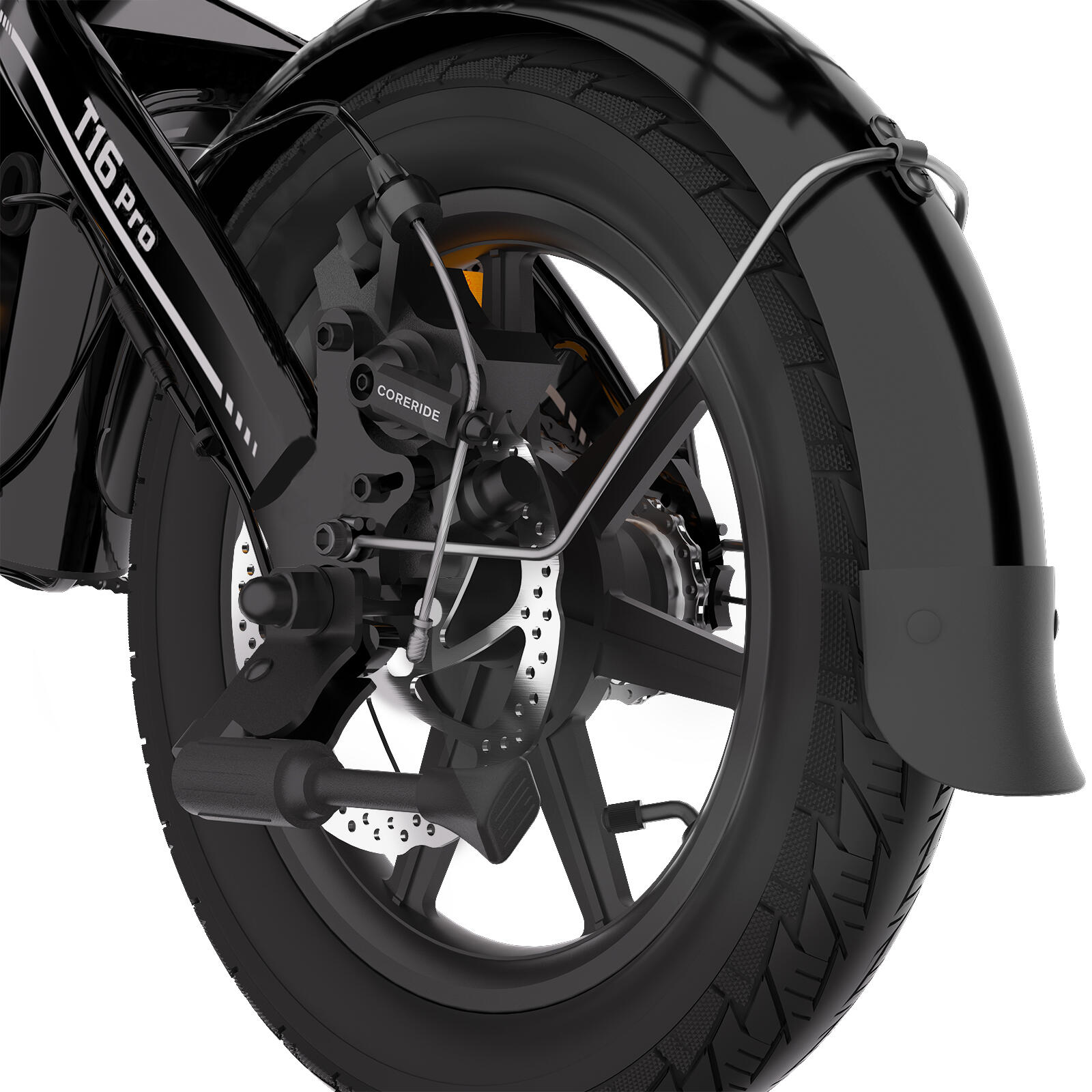 Vélo électrique pliant BODYWEL T16PRO moteur 250W batterie 36V 7.8Ah 3/7