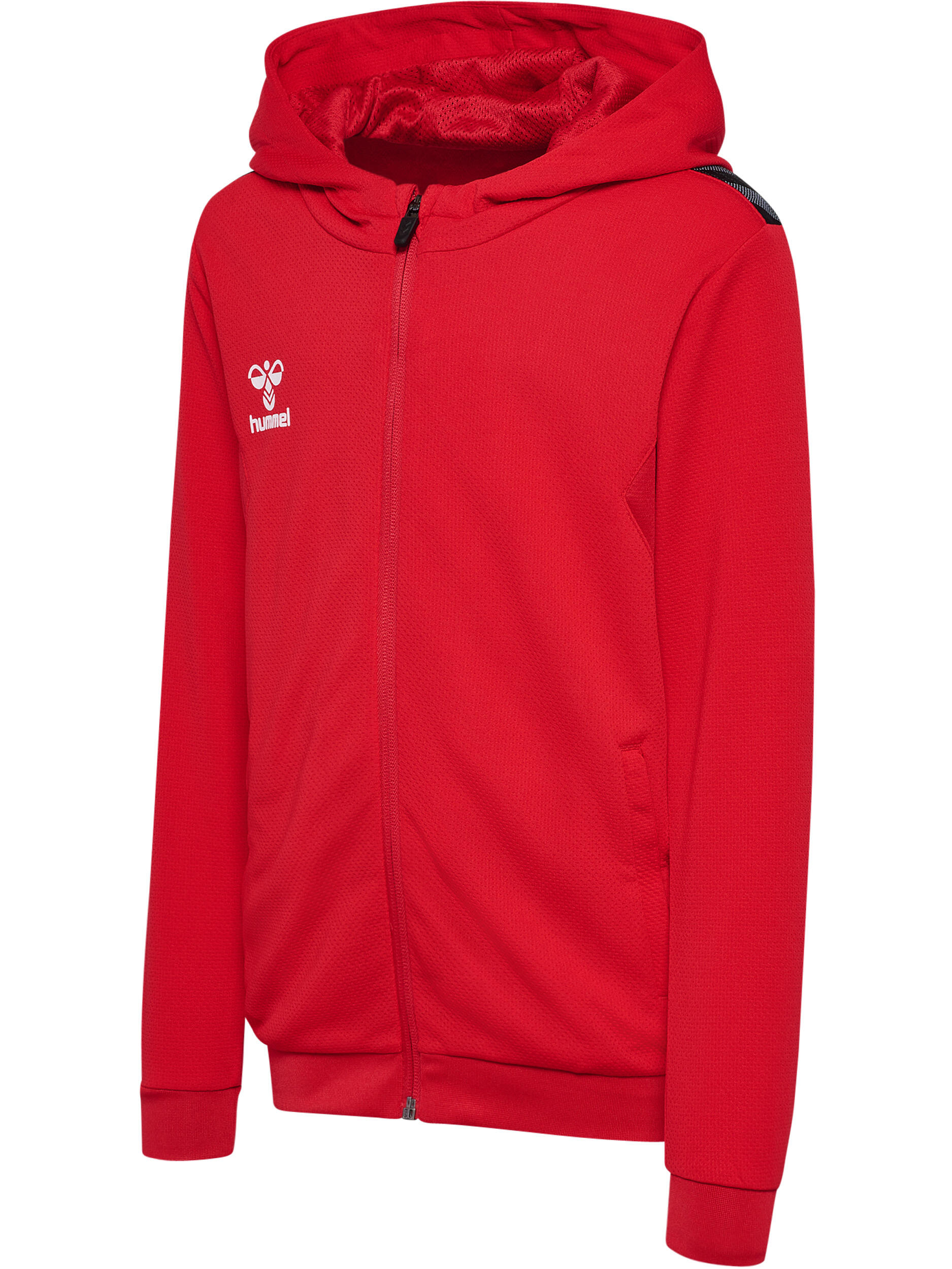 Giacca da tuta da bambino in poliestere con cappuccio e zip Hummel Authentic 2/8