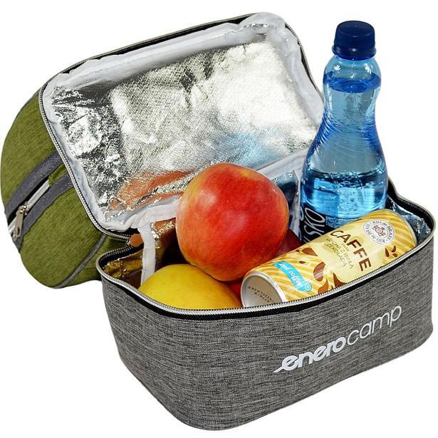 Torba lunchbox dwukomorowy z komorą termoizolacyjną Enero Camp 23X13X27cm 7L 5/5