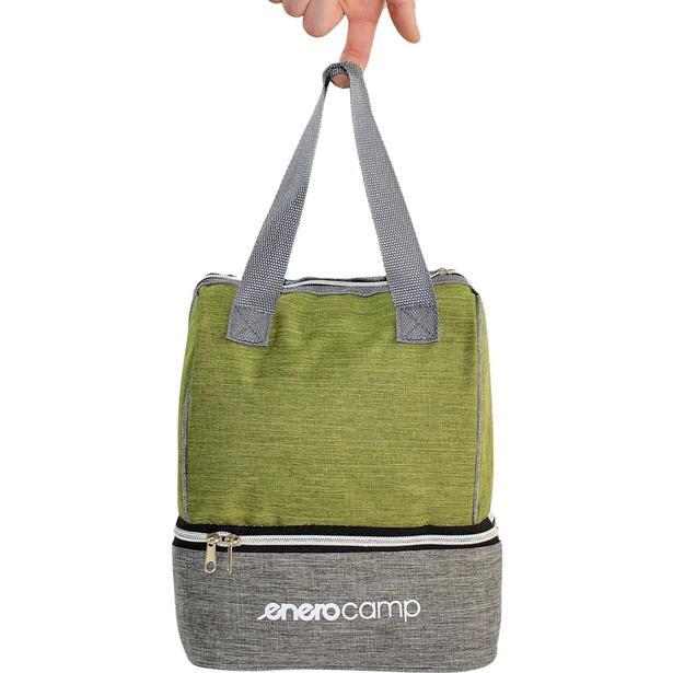 Torba lunchbox dwukomorowy z komorą termoizolacyjną Enero Camp 23X13X27cm 7L 3/5