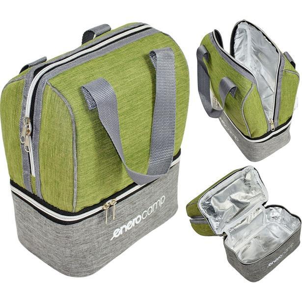 Torba lunchbox dwukomorowy z komorą termoizolacyjną Enero Camp 23X13X27cm 7L 2/5