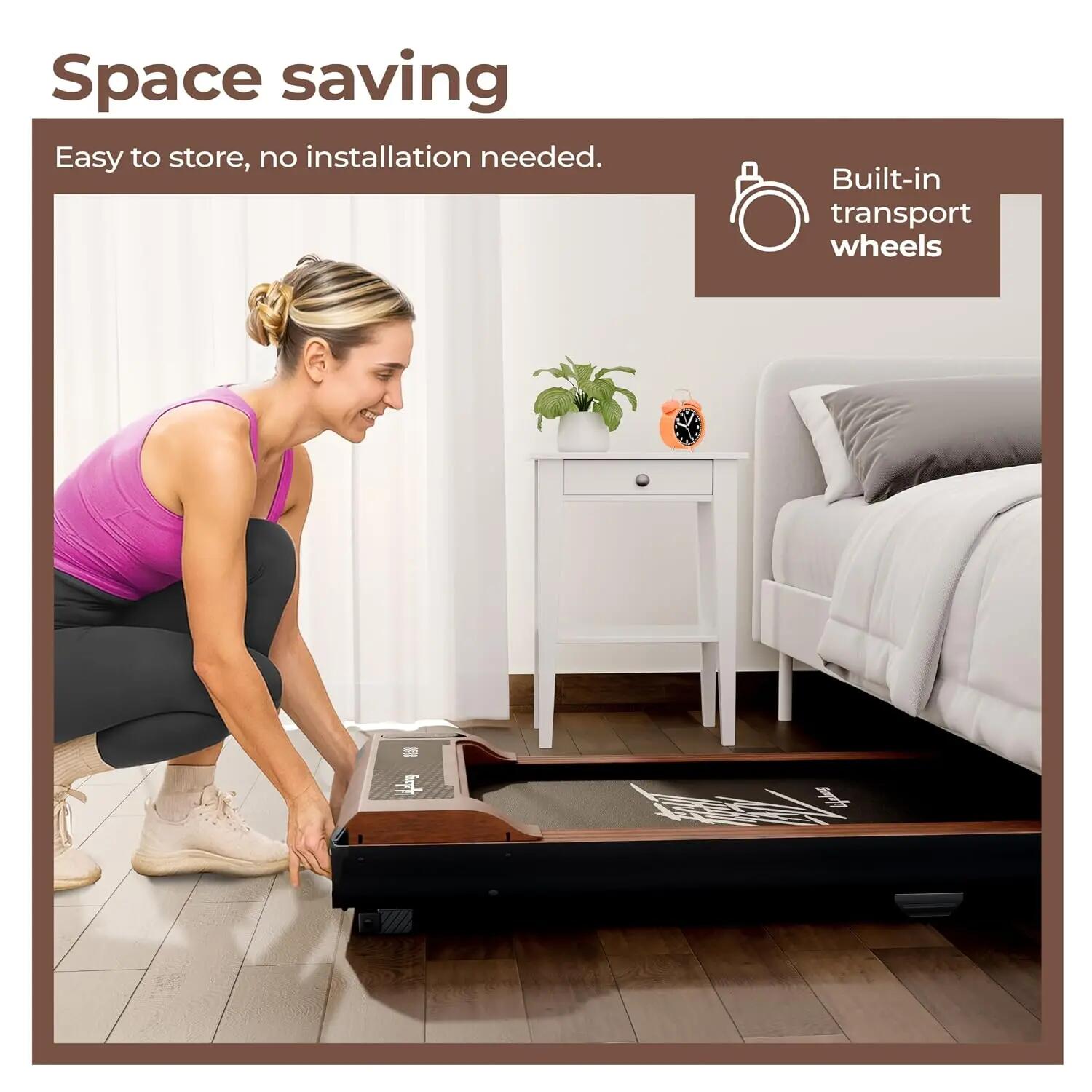 Lifelong Walking Pad Treadmill | 3 HP Motor | 2-Level Manual Incline | LED Display | Foldable Design | Remote Control | 110 Kg Capacity | 8 Km/h Speed | Home Fitness Walking Machine LLTM182 -  3