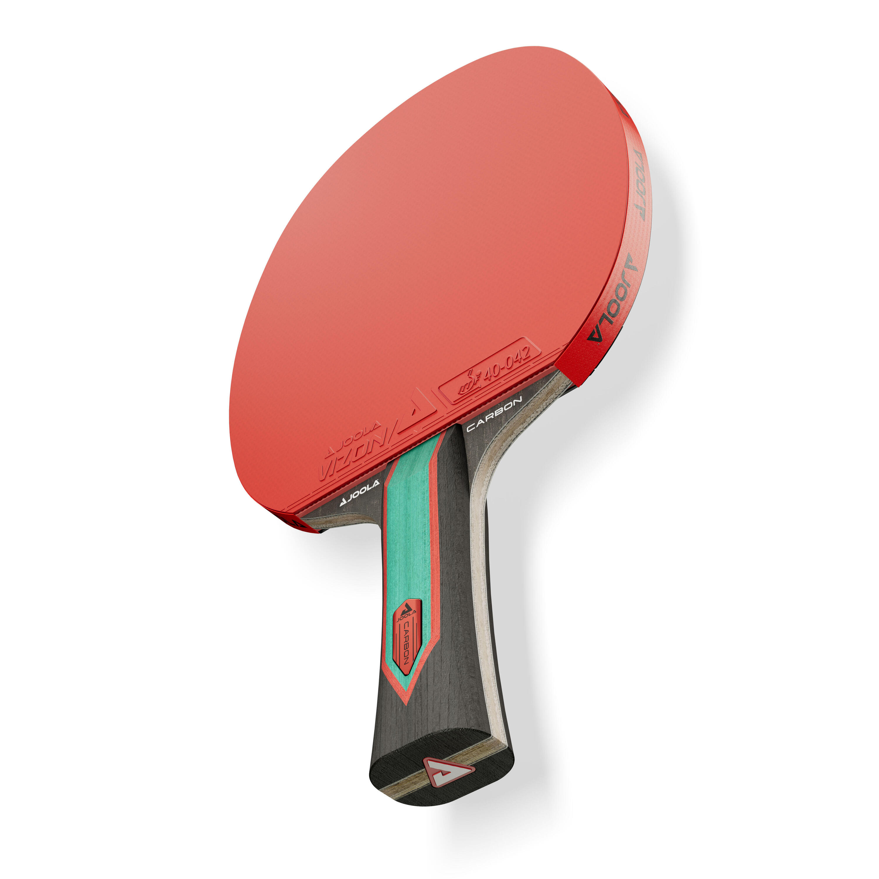 Raquete de ping pong RED CARBON CONTROL 3/7