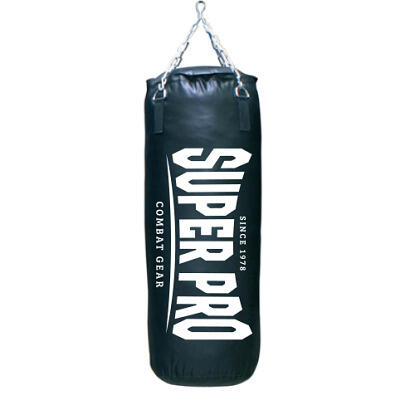 Super Pro Combat Gear Bokszak Classic Vertical Logo Zwart 80cm