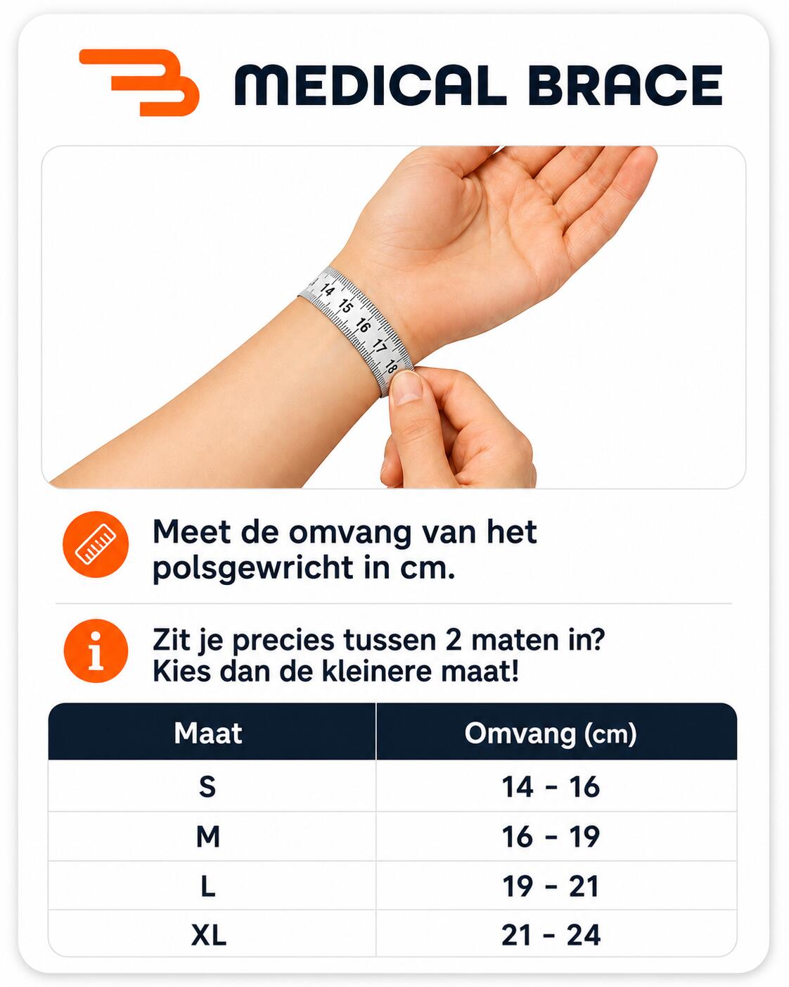 Medical Brace Universele Polsbrace Lang 3/3