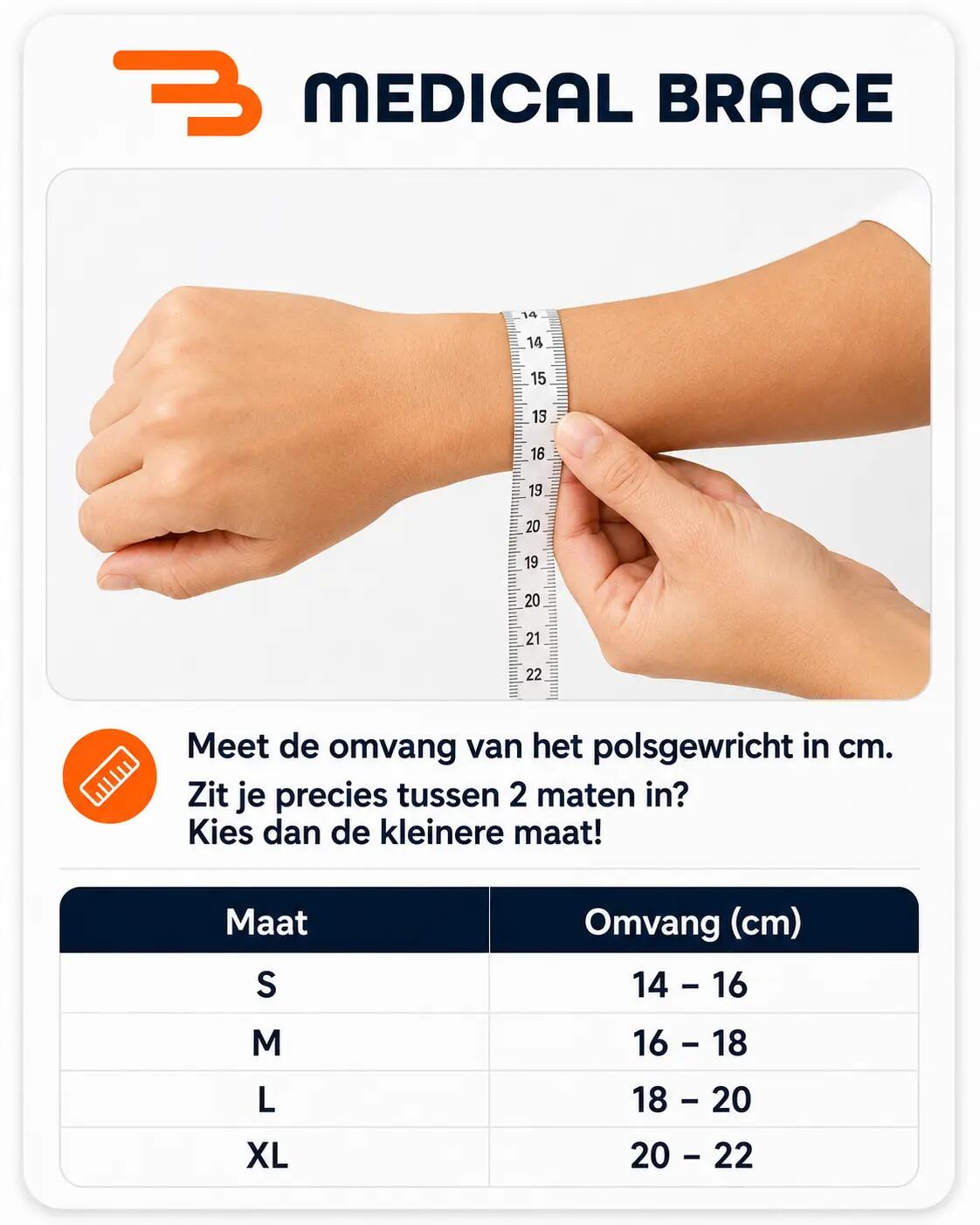 Medical Brace Polsbrace met Snelsluiting 3/3