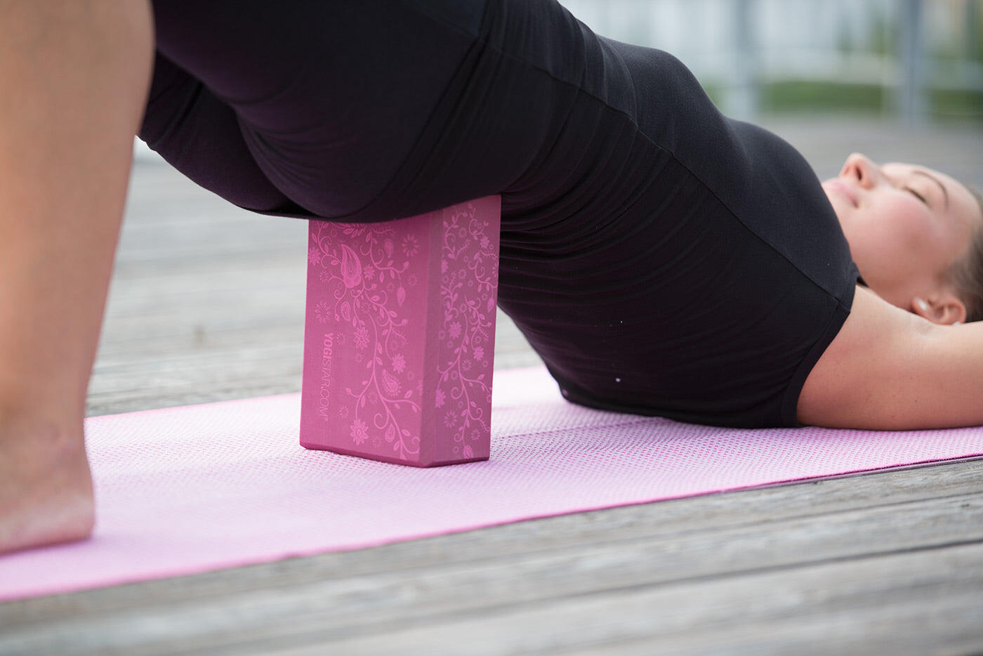 Yogablock yogiblock® big - indian flower 4/4