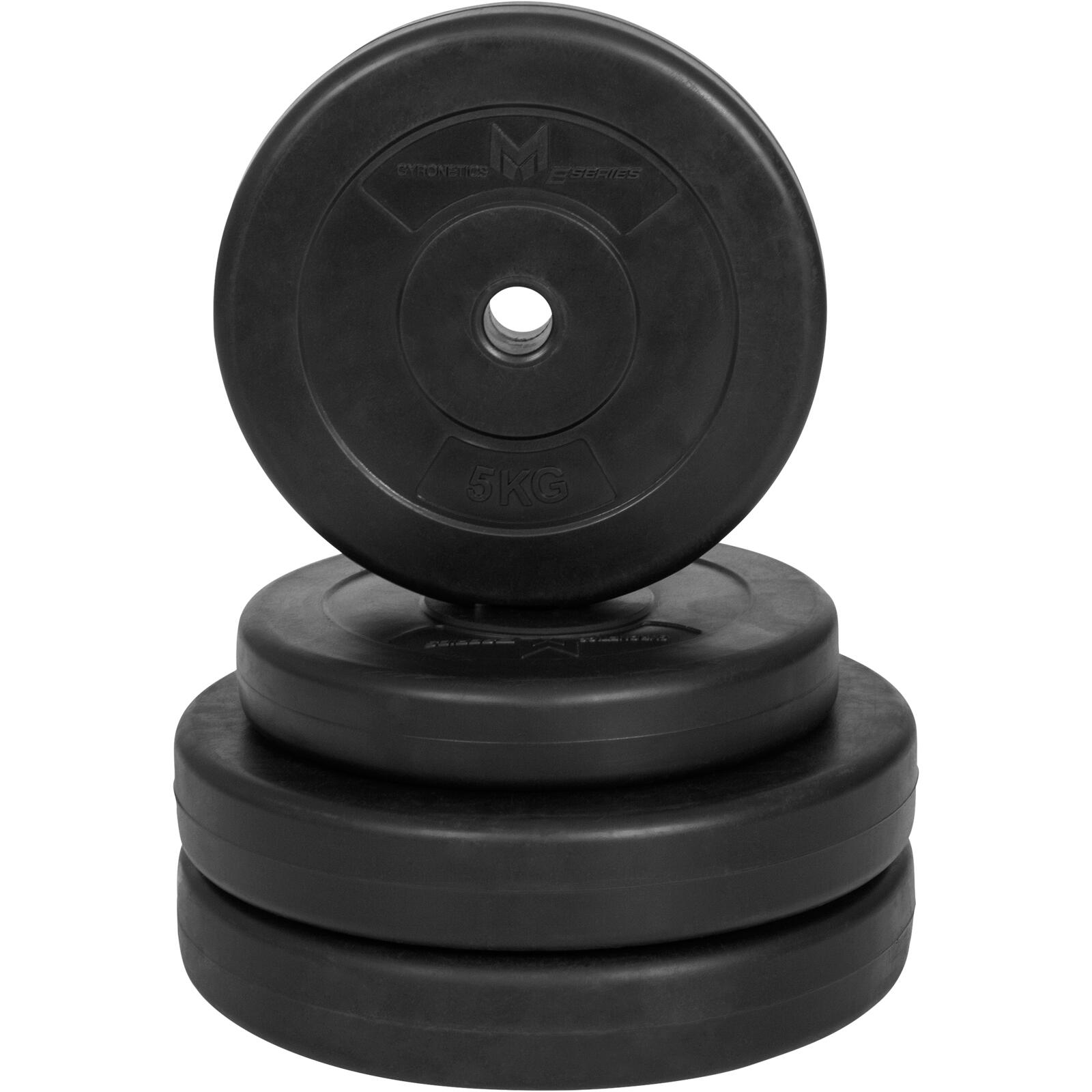 Gyronetics Halterschijven Set 30 kg - Bundel - 2 x 5 & 2 x 10 kg - Kunststof - 3/6