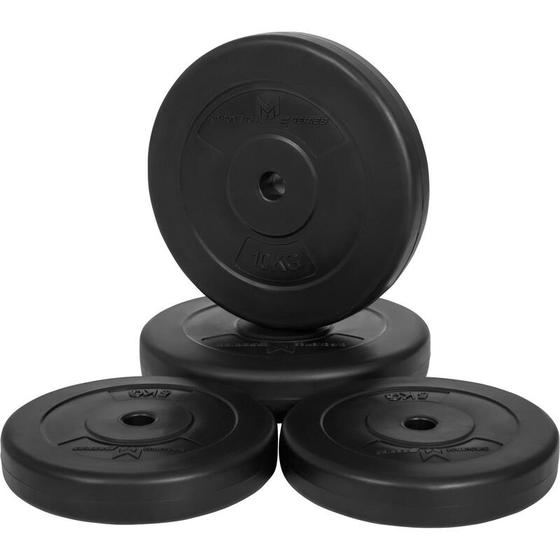 Set de discuri din ciment cu înveliș din plastic 30 KG (2X5kg 2X10kg) 25mm GYRON