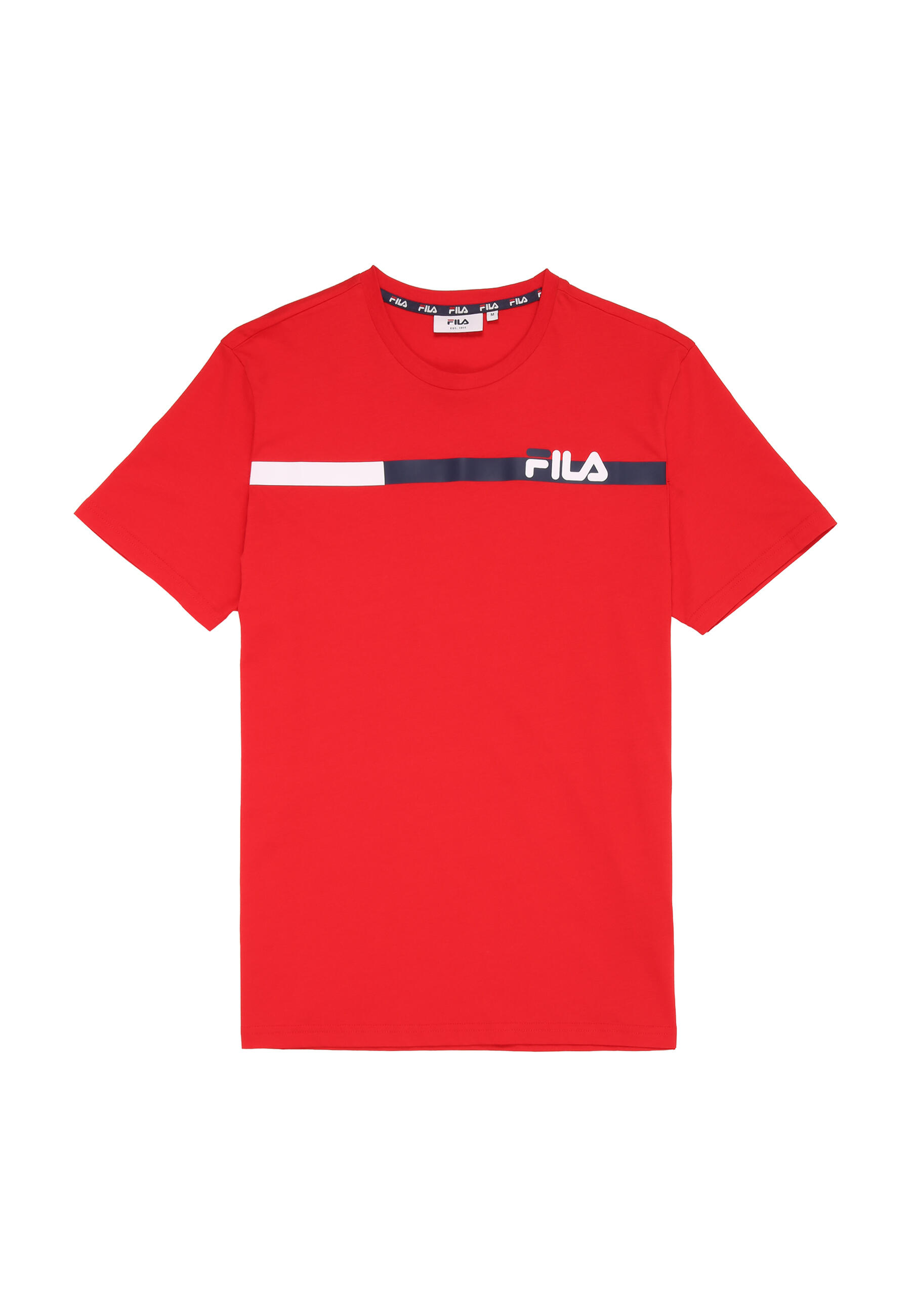 Herren Kurzarm-T-Shirt Fila  FAM0428 30002 Rot 1/4