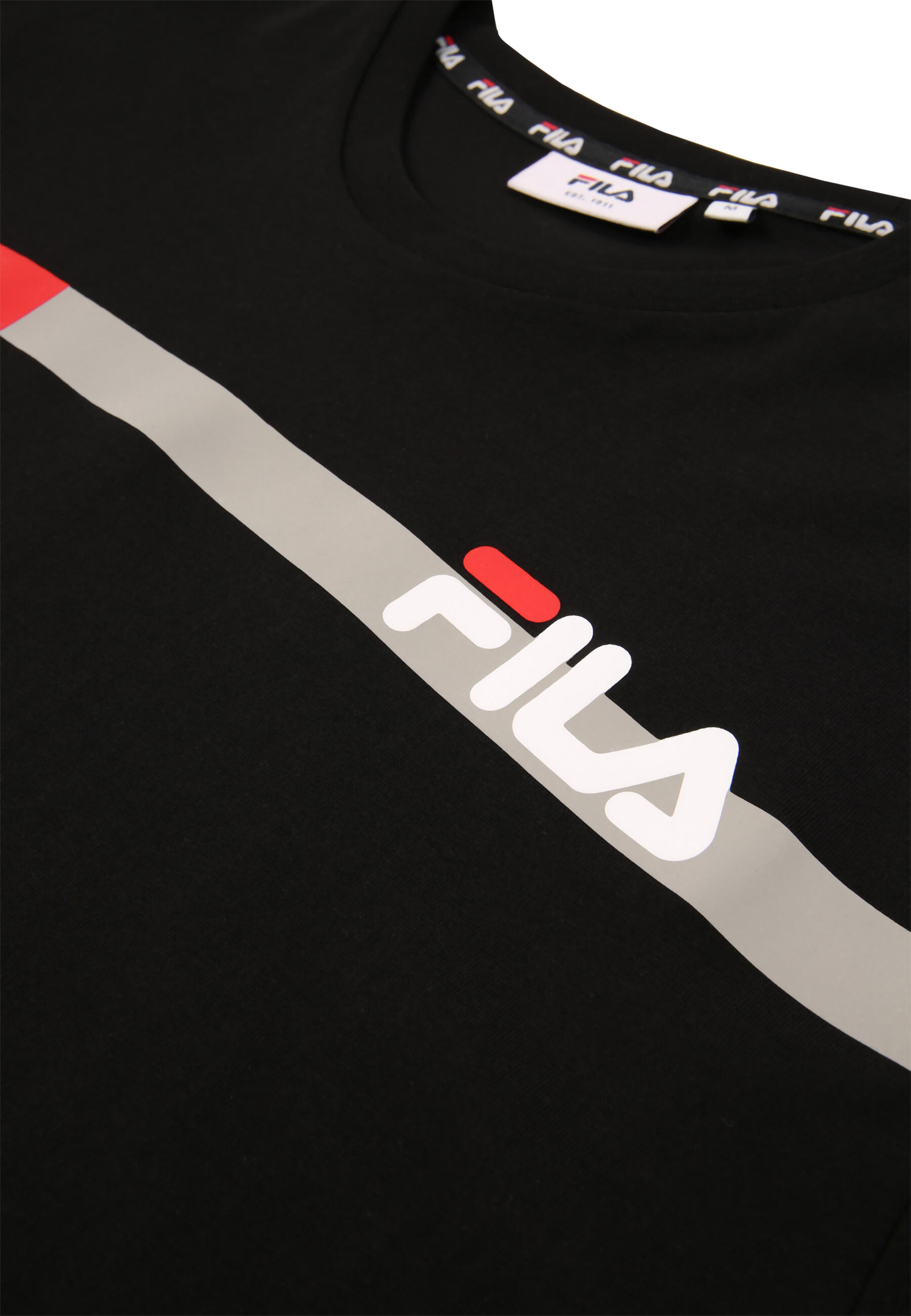 T-shirt à manches courtes homme Fila FAM0428 80010 Noir 3/3